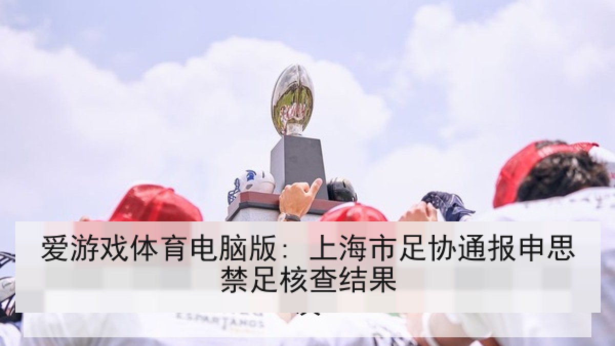 爱游戏体育电脑版: 上海市足协通报申思禁足核查结果 爱游戏体育电脑版: 上海市足协通报申思禁足核查结果